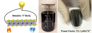 二硫化钼柔性热电材料:体温发电或成现实